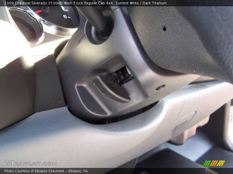 Summit White / Dark Titanium 2009 Chevrolet Silverado 3500HD Work Truck Regular Cab 4x4