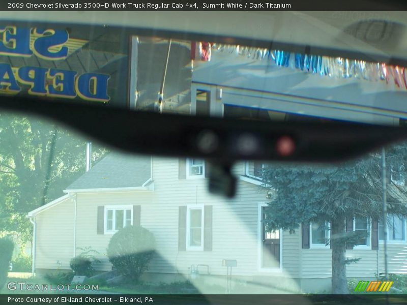 Summit White / Dark Titanium 2009 Chevrolet Silverado 3500HD Work Truck Regular Cab 4x4