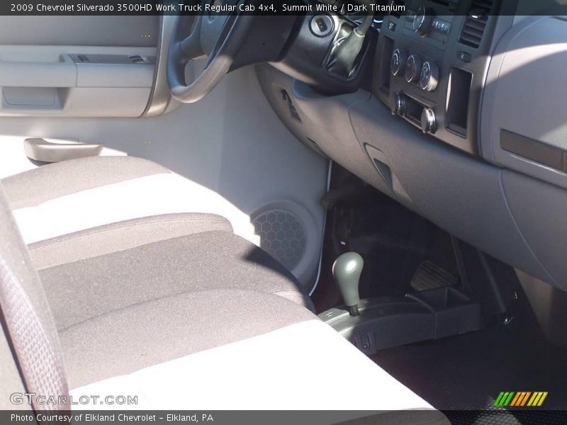 Summit White / Dark Titanium 2009 Chevrolet Silverado 3500HD Work Truck Regular Cab 4x4