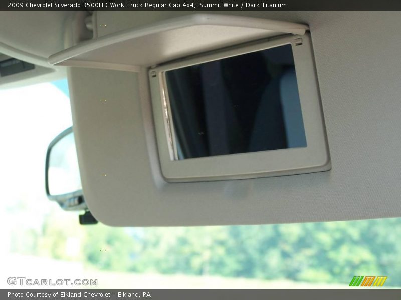 Summit White / Dark Titanium 2009 Chevrolet Silverado 3500HD Work Truck Regular Cab 4x4
