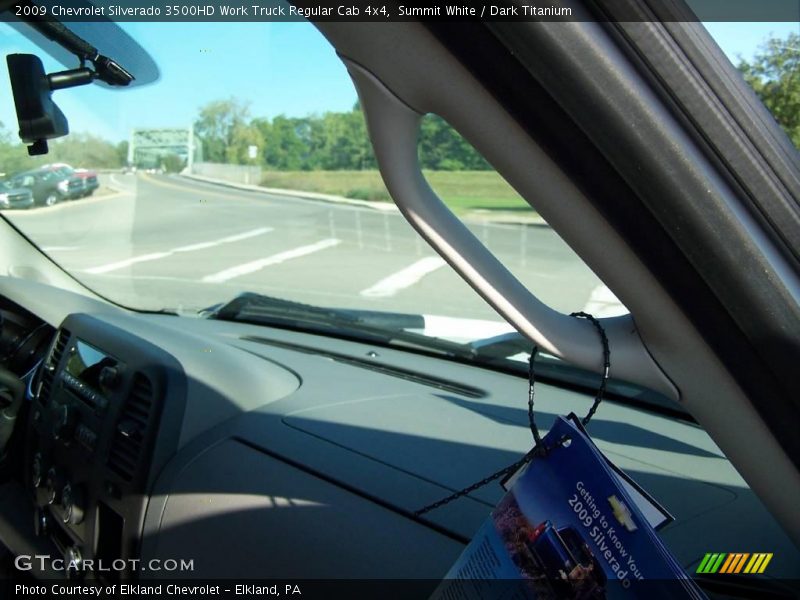 Summit White / Dark Titanium 2009 Chevrolet Silverado 3500HD Work Truck Regular Cab 4x4