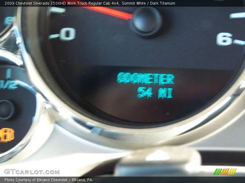 Summit White / Dark Titanium 2009 Chevrolet Silverado 3500HD Work Truck Regular Cab 4x4