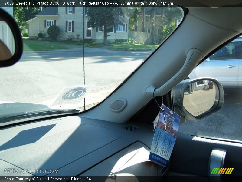 Summit White / Dark Titanium 2009 Chevrolet Silverado 3500HD Work Truck Regular Cab 4x4