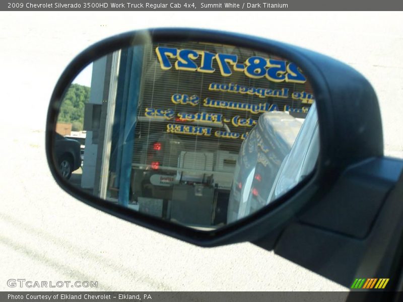 Summit White / Dark Titanium 2009 Chevrolet Silverado 3500HD Work Truck Regular Cab 4x4