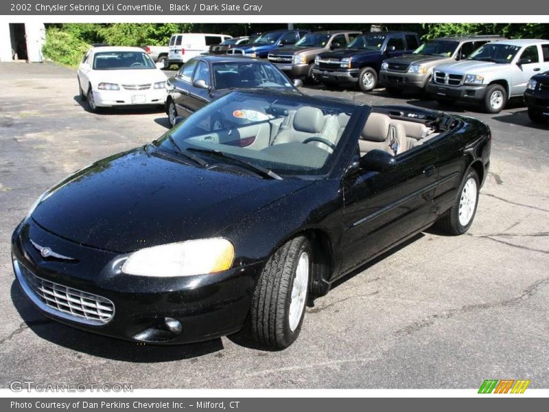 Black / Dark Slate Gray 2002 Chrysler Sebring LXi Convertible