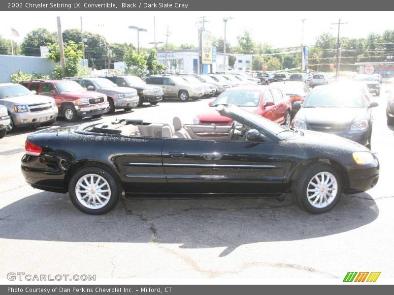 Black / Dark Slate Gray 2002 Chrysler Sebring LXi Convertible
