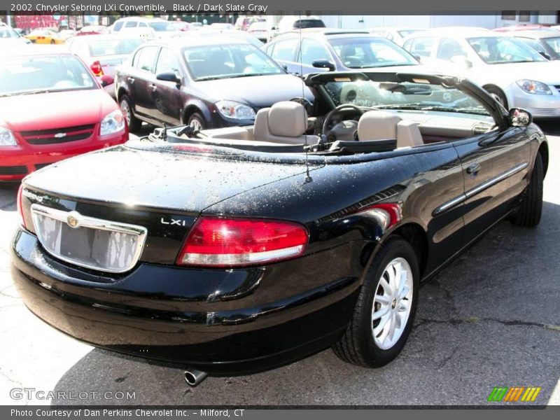 Black / Dark Slate Gray 2002 Chrysler Sebring LXi Convertible