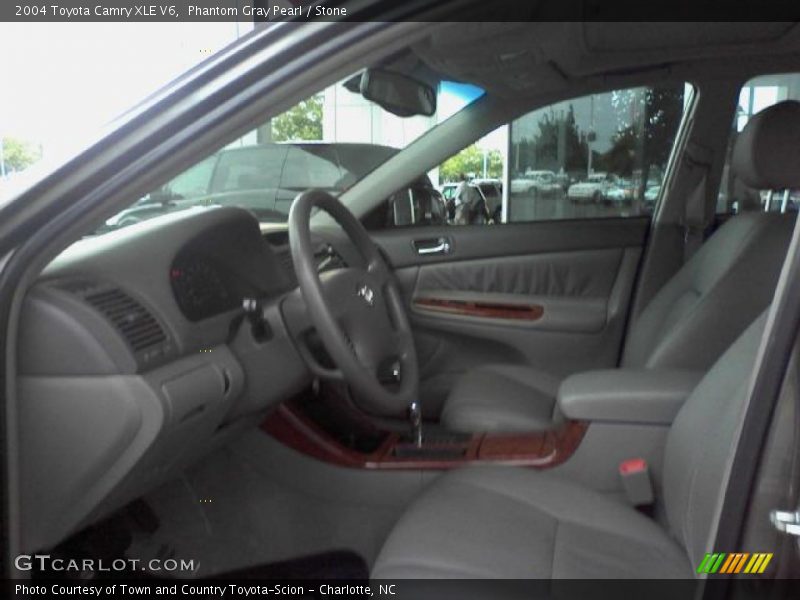 Phantom Gray Pearl / Stone 2004 Toyota Camry XLE V6