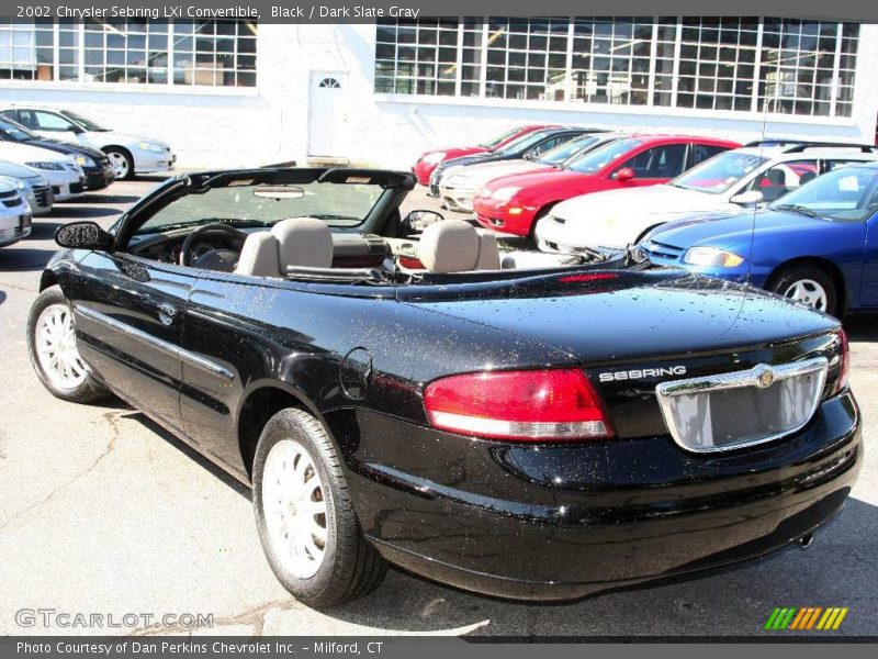 Black / Dark Slate Gray 2002 Chrysler Sebring LXi Convertible