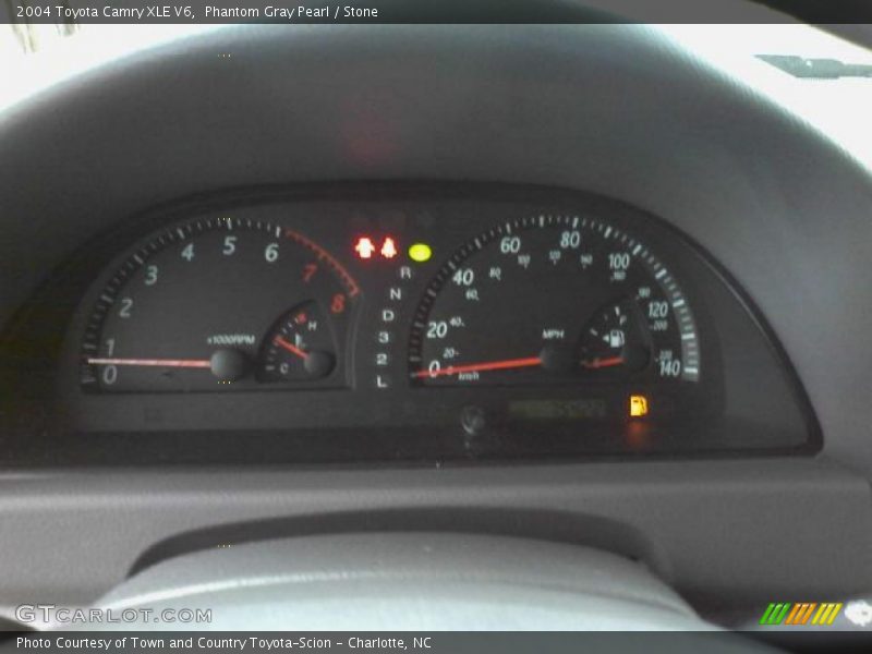 Phantom Gray Pearl / Stone 2004 Toyota Camry XLE V6