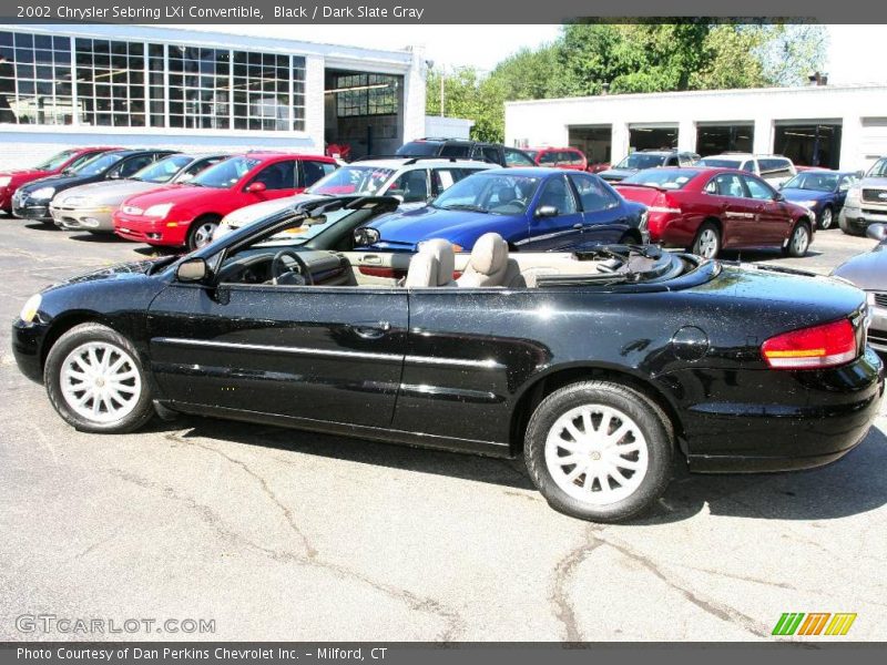 Black / Dark Slate Gray 2002 Chrysler Sebring LXi Convertible