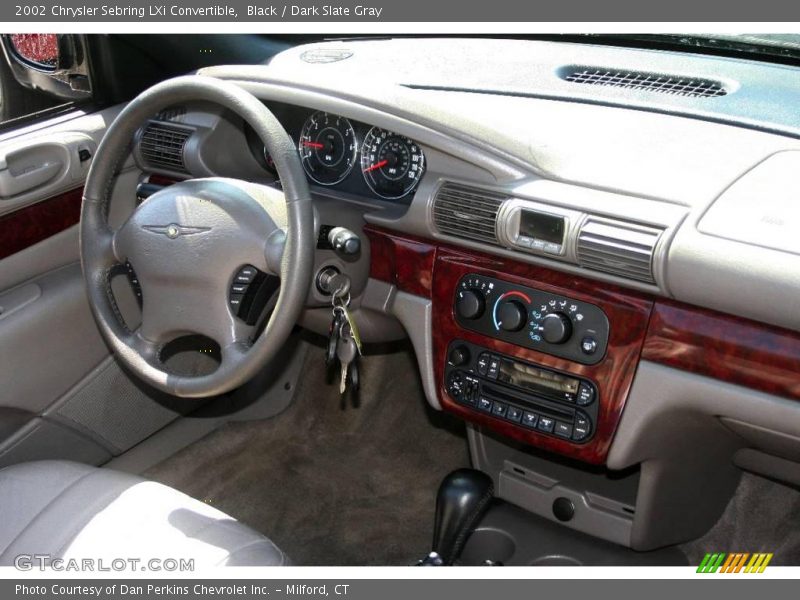 Black / Dark Slate Gray 2002 Chrysler Sebring LXi Convertible