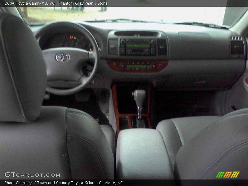 Phantom Gray Pearl / Stone 2004 Toyota Camry XLE V6