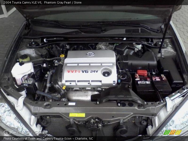 Phantom Gray Pearl / Stone 2004 Toyota Camry XLE V6
