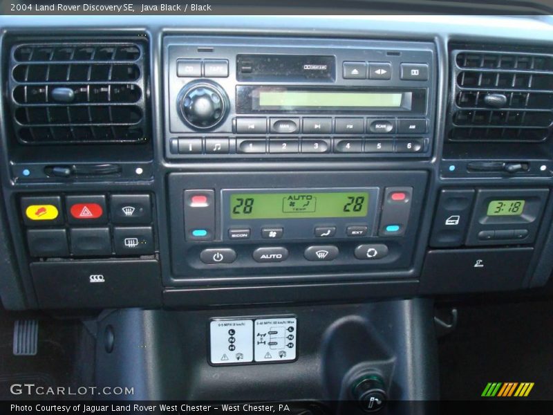 Java Black / Black 2004 Land Rover Discovery SE