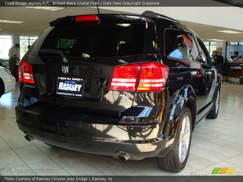 Brilliant Black Crystal Pearl / Dark Slate Gray/Light Graystone 2009 Dodge Journey R/T