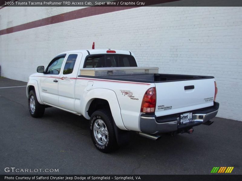 Super White / Graphite Gray 2005 Toyota Tacoma PreRunner TRD Access Cab