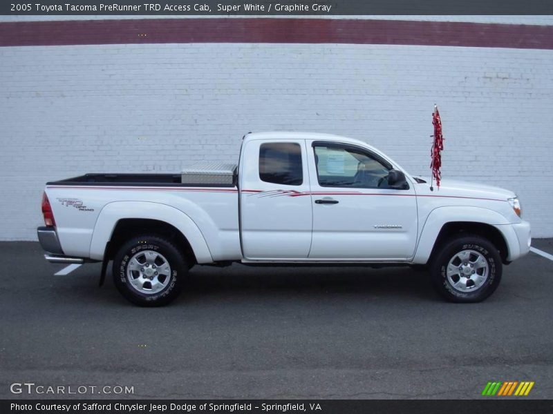 Super White / Graphite Gray 2005 Toyota Tacoma PreRunner TRD Access Cab