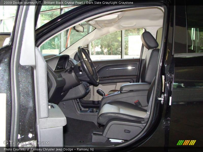 Brilliant Black Crystal Pearl / Dark Slate Gray/Light Graystone 2009 Dodge Journey R/T