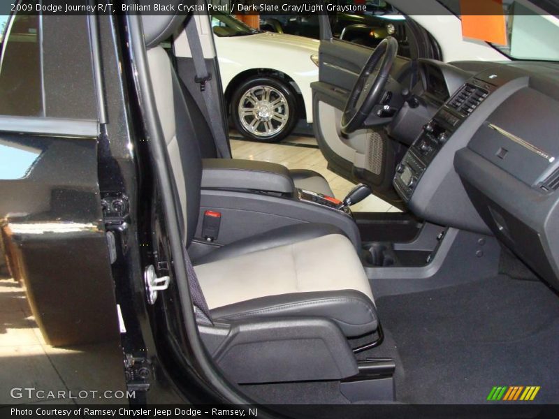 Brilliant Black Crystal Pearl / Dark Slate Gray/Light Graystone 2009 Dodge Journey R/T