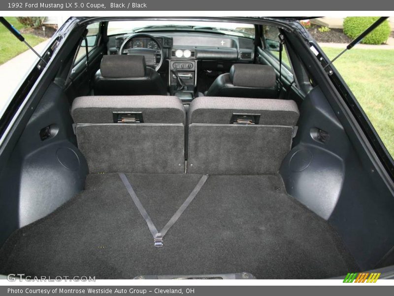 Black / Black 1992 Ford Mustang LX 5.0 Coupe