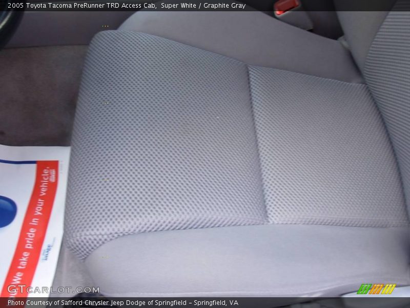 Super White / Graphite Gray 2005 Toyota Tacoma PreRunner TRD Access Cab