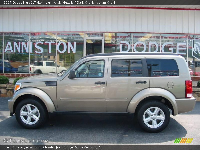 Light Khaki Metallic / Dark Khaki/Medium Khaki 2007 Dodge Nitro SLT 4x4