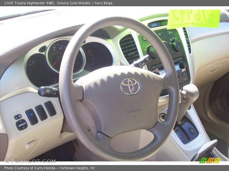 Sonora Gold Metallic / Ivory Beige 2006 Toyota Highlander 4WD