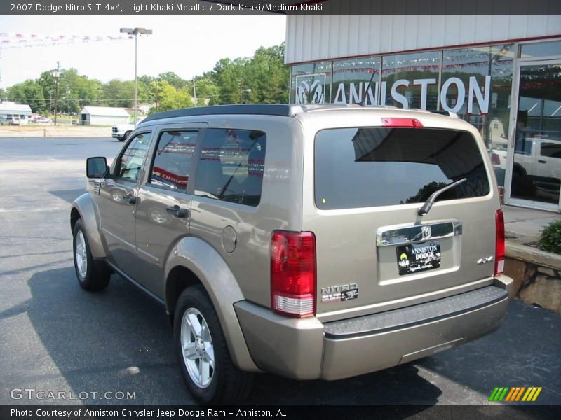 Light Khaki Metallic / Dark Khaki/Medium Khaki 2007 Dodge Nitro SLT 4x4