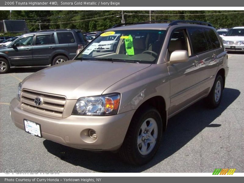 Sonora Gold Metallic / Ivory Beige 2006 Toyota Highlander 4WD