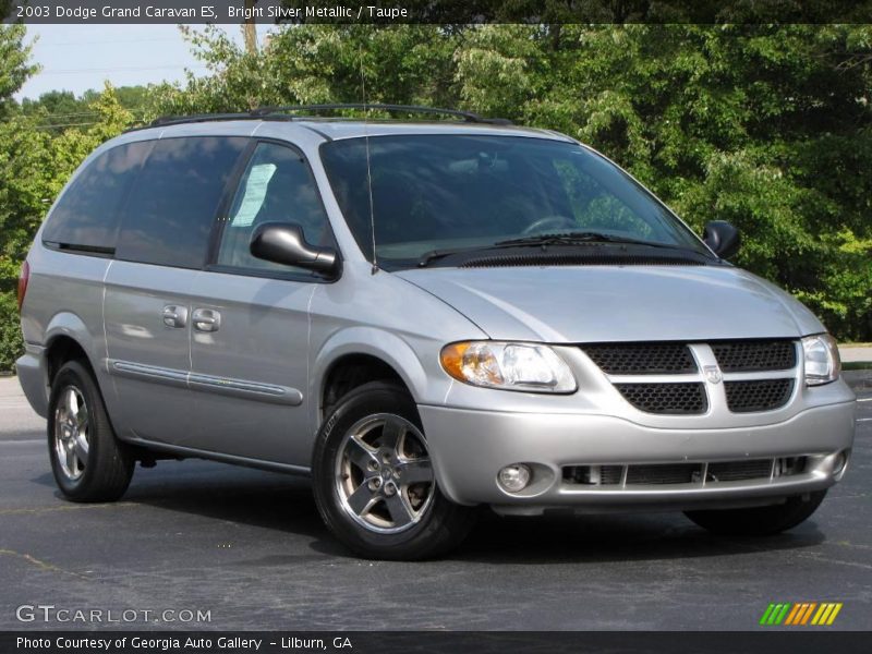 Bright Silver Metallic / Taupe 2003 Dodge Grand Caravan ES
