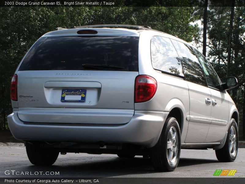 Bright Silver Metallic / Taupe 2003 Dodge Grand Caravan ES