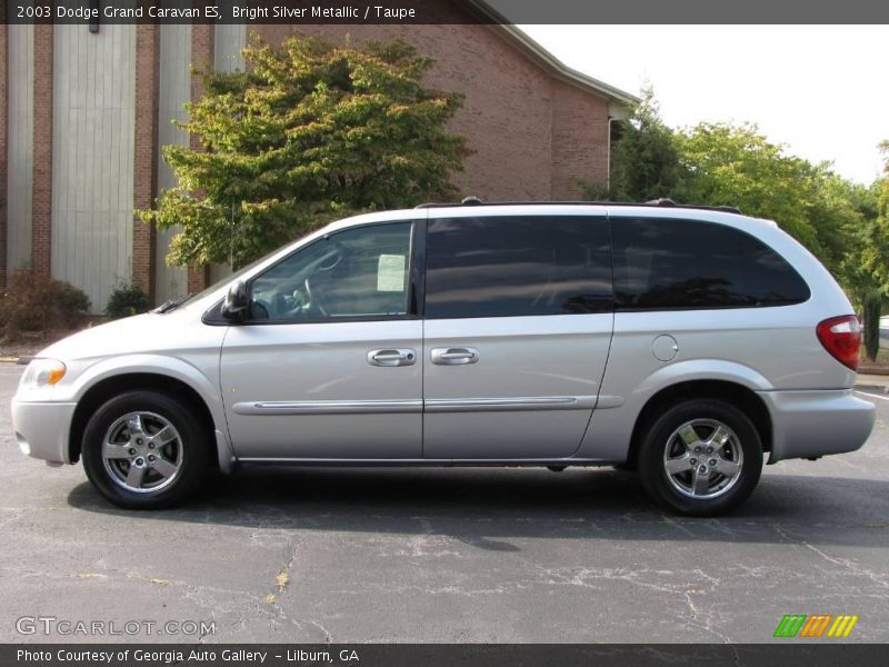 Bright Silver Metallic / Taupe 2003 Dodge Grand Caravan ES