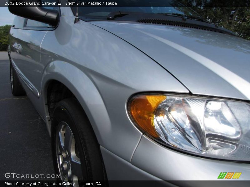 Bright Silver Metallic / Taupe 2003 Dodge Grand Caravan ES
