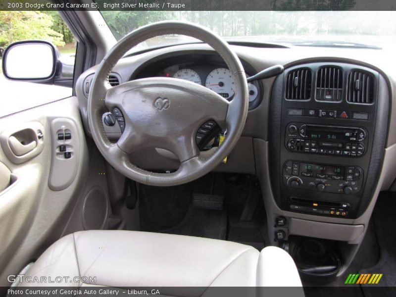 Bright Silver Metallic / Taupe 2003 Dodge Grand Caravan ES