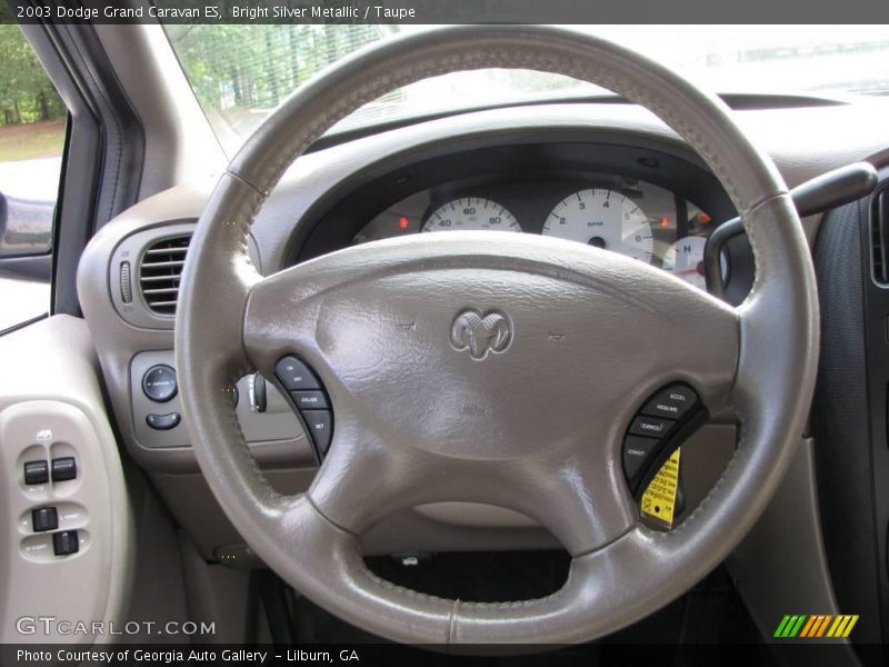 Bright Silver Metallic / Taupe 2003 Dodge Grand Caravan ES