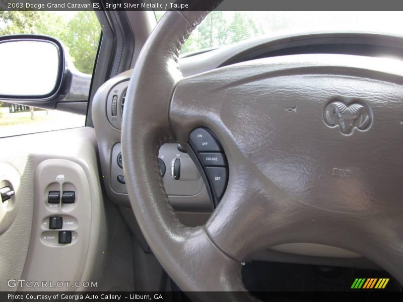 Bright Silver Metallic / Taupe 2003 Dodge Grand Caravan ES