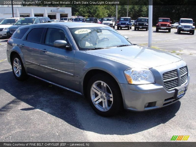 Silver Steel Metallic / Dark Slate Gray/Light Graystone 2006 Dodge Magnum R/T