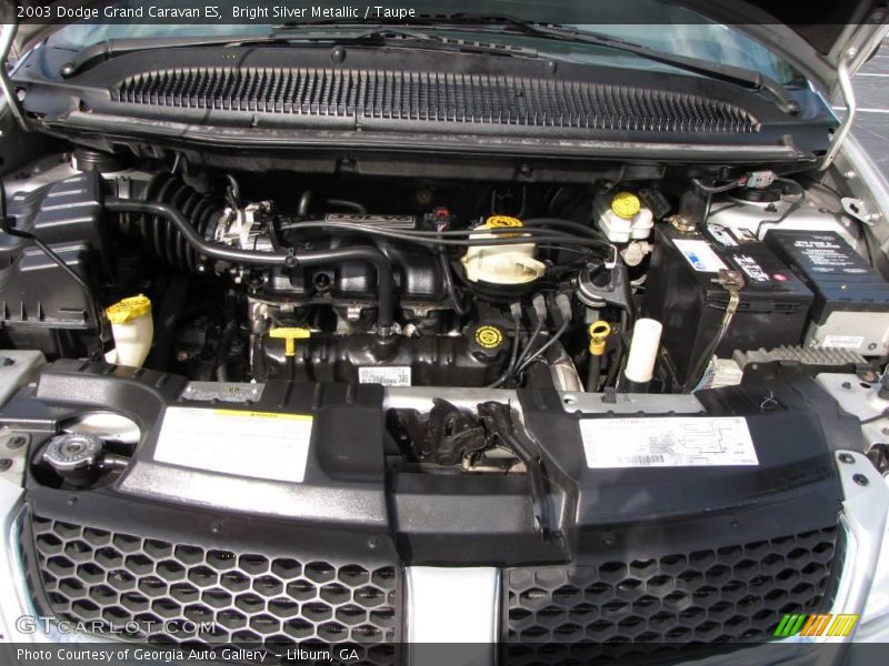 Bright Silver Metallic / Taupe 2003 Dodge Grand Caravan ES