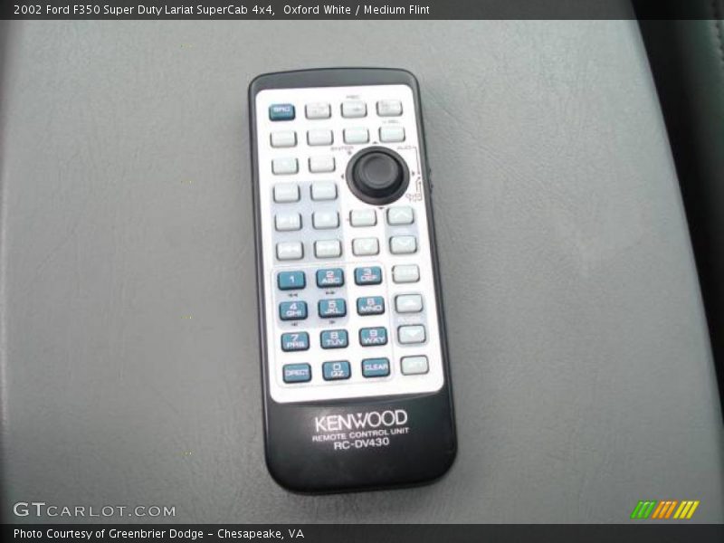 Oxford White / Medium Flint 2002 Ford F350 Super Duty Lariat SuperCab 4x4