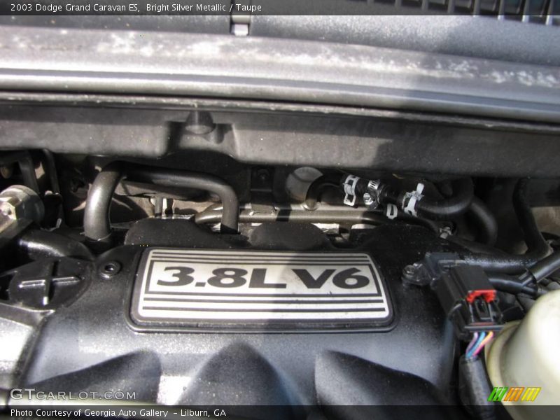 Bright Silver Metallic / Taupe 2003 Dodge Grand Caravan ES