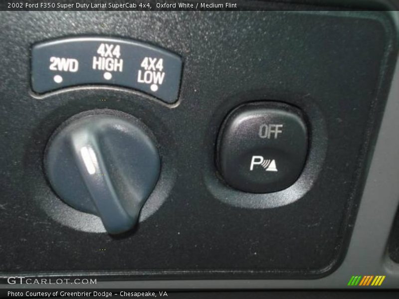 Oxford White / Medium Flint 2002 Ford F350 Super Duty Lariat SuperCab 4x4