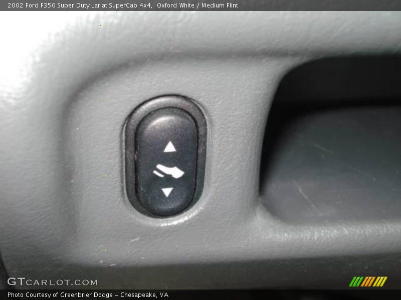 Oxford White / Medium Flint 2002 Ford F350 Super Duty Lariat SuperCab 4x4