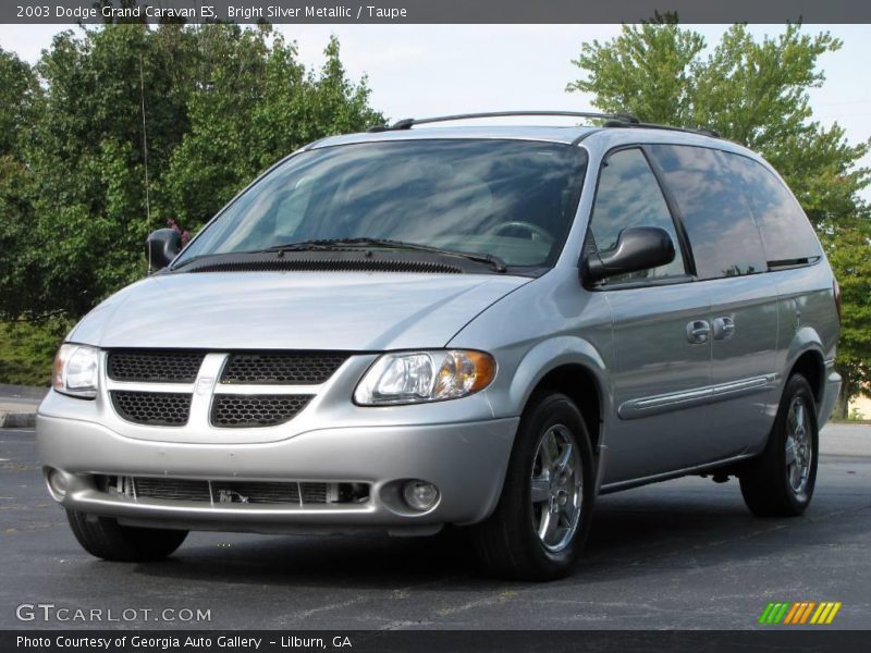Bright Silver Metallic / Taupe 2003 Dodge Grand Caravan ES