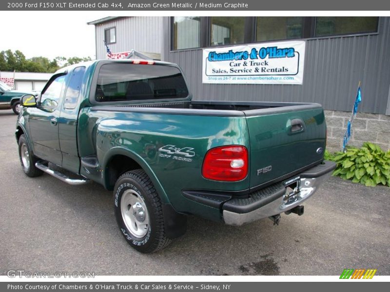 Amazon Green Metallic / Medium Graphite 2000 Ford F150 XLT Extended Cab 4x4