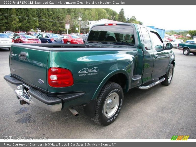 Amazon Green Metallic / Medium Graphite 2000 Ford F150 XLT Extended Cab 4x4