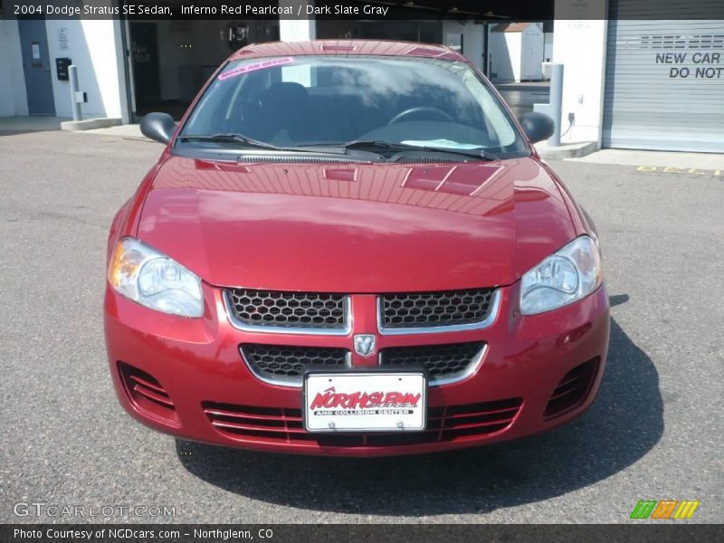 Inferno Red Pearlcoat / Dark Slate Gray 2004 Dodge Stratus SE Sedan