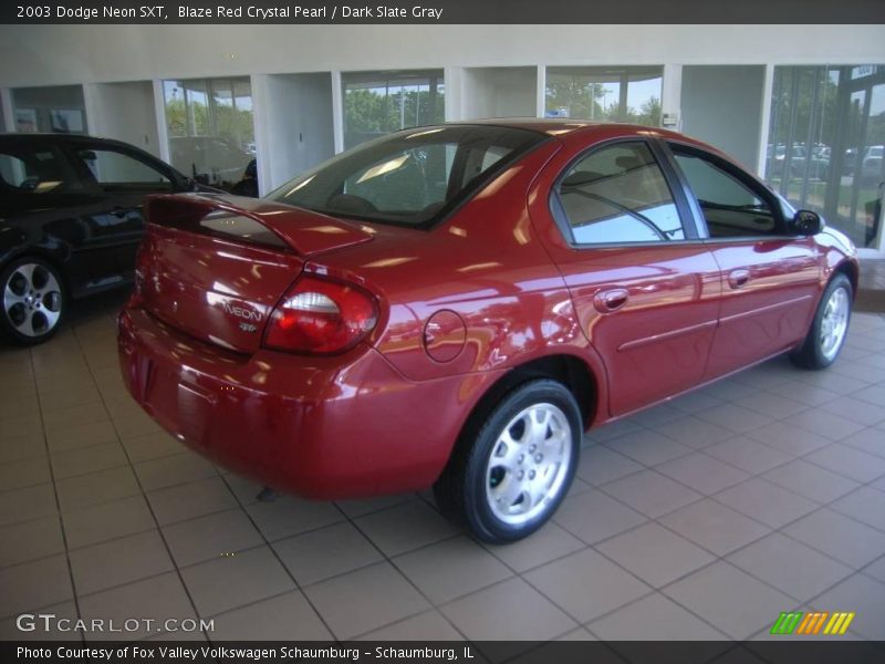 Blaze Red Crystal Pearl / Dark Slate Gray 2003 Dodge Neon SXT