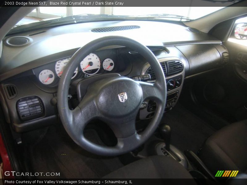 Blaze Red Crystal Pearl / Dark Slate Gray 2003 Dodge Neon SXT