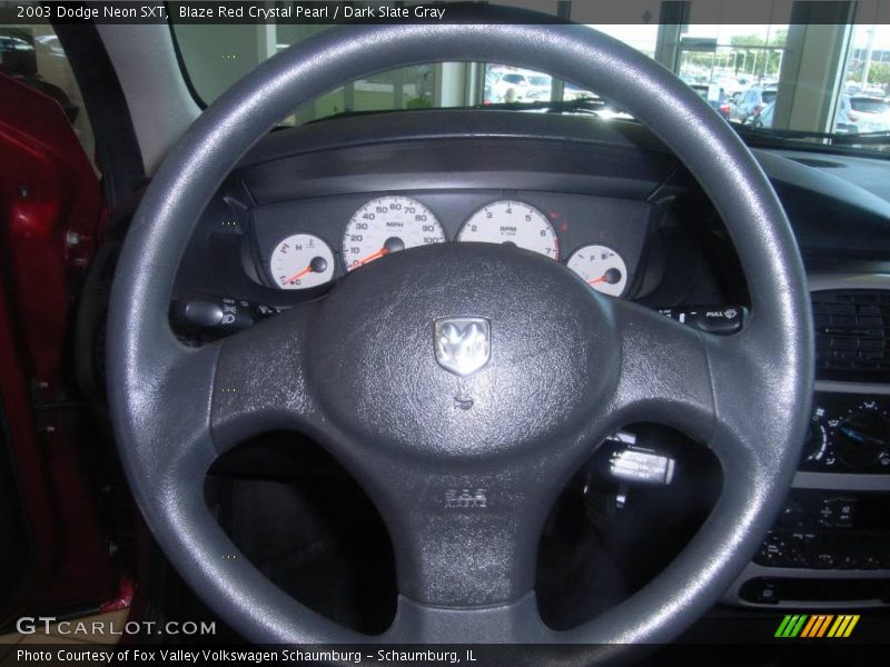 Blaze Red Crystal Pearl / Dark Slate Gray 2003 Dodge Neon SXT